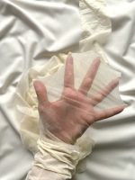 جوراب شلواری شیشه ای شیری - Image 2