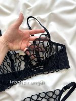 ست توری فنردار مشکی کد 9658 - Image 4