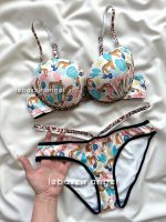ست اسفنجی بند پلنگی سفید کد 099