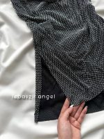 پیراهن تمام نگین پشت بندی😻 کد 4053 - Image 4