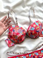 ست اسفنجی بند پلنگی قرمز کد 099 - Image 2
