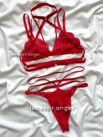 ست فانتزی هارنسی ۳تیکه کد 2505 قرمز - Image 2