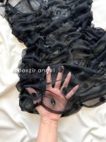 پیراهن مانکنی طرح گل مشکی - Image 3