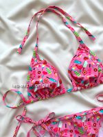 ست بیکینی گره ای طرح بستنی (مایو) کد 909 - Image 4