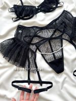 ست فانتزی دامنی خالدار مشکی😻 - Image 2