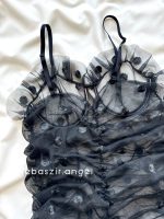 پیراهن مانکنی طرح گل مشکی - Image 7