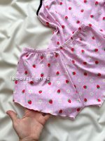ست کراپ و شورتک کبریتی توت فرنگی🍓 - Image 2