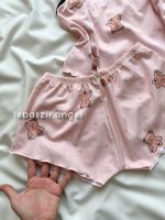 ست کراپ و شورتک کبریتی خرسی🧸 - Image 2