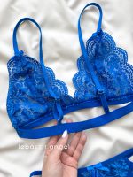 ست فانتزی گیپور فاق باز آبی🔥 کد 322 - Image 4