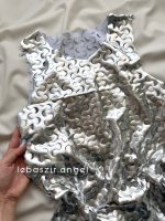 پیراهن فانتزی نقره ای کد 882 - Image 3