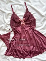 پیراهن فانتزی عنابی کد 2560