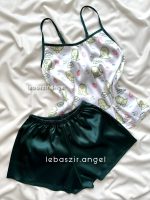 ست تاپ و شلوارک ساتن توت فرنگی🍓