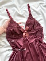 پیراهن فانتزی عنابی کد 2560 - Image 2
