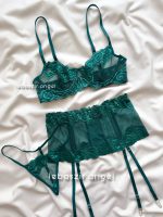 ست لباس زیر توری ۳تیکه کد 9047