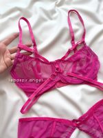 ست فانتزی هارنسی ۴تیکه سرخابی کد 8025 - Image 4
