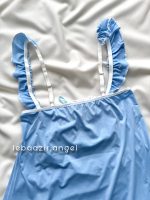 پیراهن فانتزی آبی آسمونی کد 0184 - Image 7
