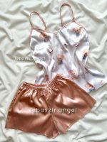ست تاپ و شلوارک ساتن کیوت😍