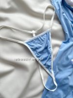 پیراهن فانتزی آبی آسمونی کد 0184 - Image 4