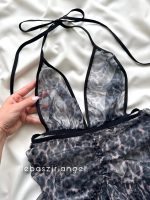 پیراهن فانتزی پلنگی دور گردنی😻🤌 کد 8010 - Image 4