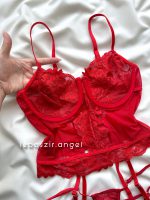 ست برالت فانتزی فنردار قرمز کد 1131 - Image 3
