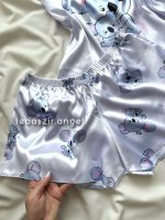 ست تاپ و شلوارک ساتن کوآلا و بچه🐨 - Image 2