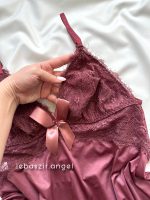 پیراهن فانتزی عنابی کد 2560 - Image 5