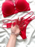 ست اسفنجی جلو بازشو پشت گیپور قرمز ema کد 3683 - Image 3