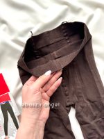 ساق شلواری زنانه قهوه ای - Image 3