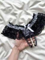 شورت فانتزی فاق باز مرواریدی🔥 کد 695 - Image 3
