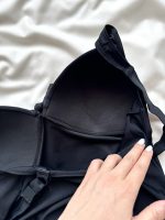 مایو شنا مشکی کاپدار دامنی سایز ۴۰، ۴۲ - Image 6