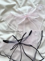 شورت تور شیشه ای پشت پاپیون😍 کد 1134 - Image 3