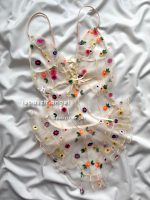 بیلر عروسکی تور شیشه ای کرم