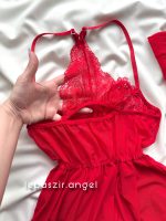 پیراهن فانتزی فنردار همراه با جوراب کد 4926 - Image 6