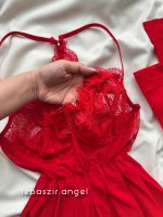پیراهن فانتزی فنردار همراه با جوراب کد 4926 - Image 5