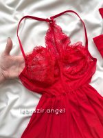 پیراهن فانتزی فنردار همراه با جوراب کد 4926 - Image 2