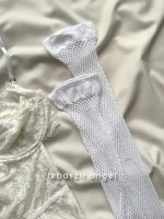 ست فانتزی گیپور جورابدار سفید کد 1249 - Image 5