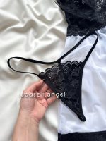 پیراهن فانتزی هارنسی مشکی کد 9049 - Image 3