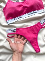 ست نیمتنه و شورت اسپرت Calvin Klein سرخابی کد 5000 - Image 2