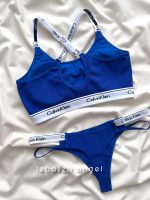 ست نیمتنه و شورت اسپرت Calvin Klein آبی کاربنی کد 5000 - Image 4