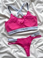 ست نیمتنه و شورت اسپرت Calvin Klein سرخابی کد 5000 - Image 4