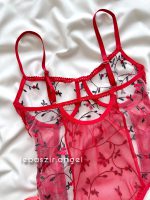 بادی گلدار قرمز😻 کد 7001 - Image 6