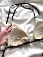 ست بیکینی گره ای قهوه ای کد 4057 - Image 6
