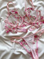 ست تور گیپور صورتی کد 9814 - Image 4