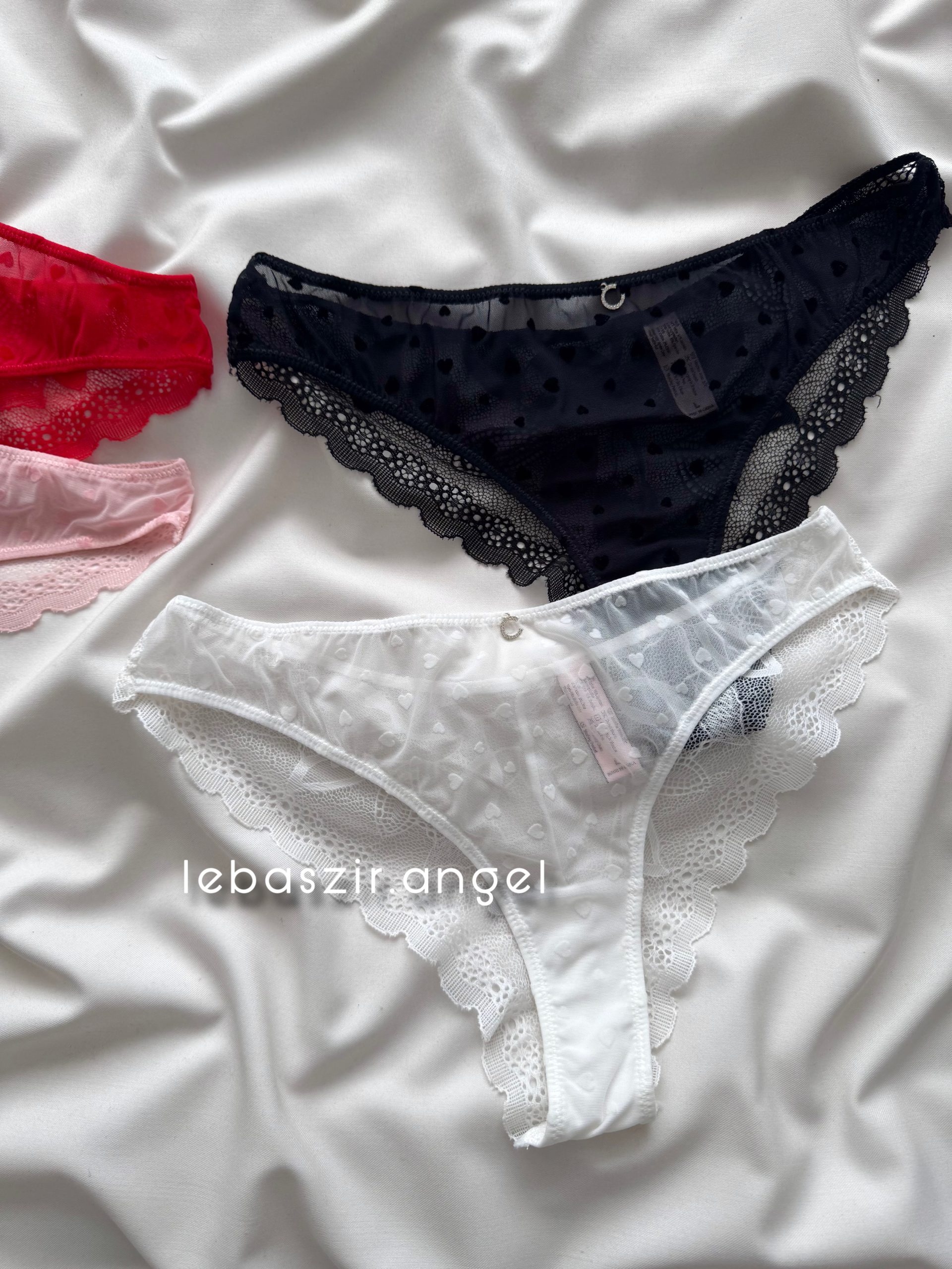 D7234C4A-0064-42FF-B30F-83F3C214B925 شورت توری جذاب قلبی😍👌 کد 8559 - Image 1
